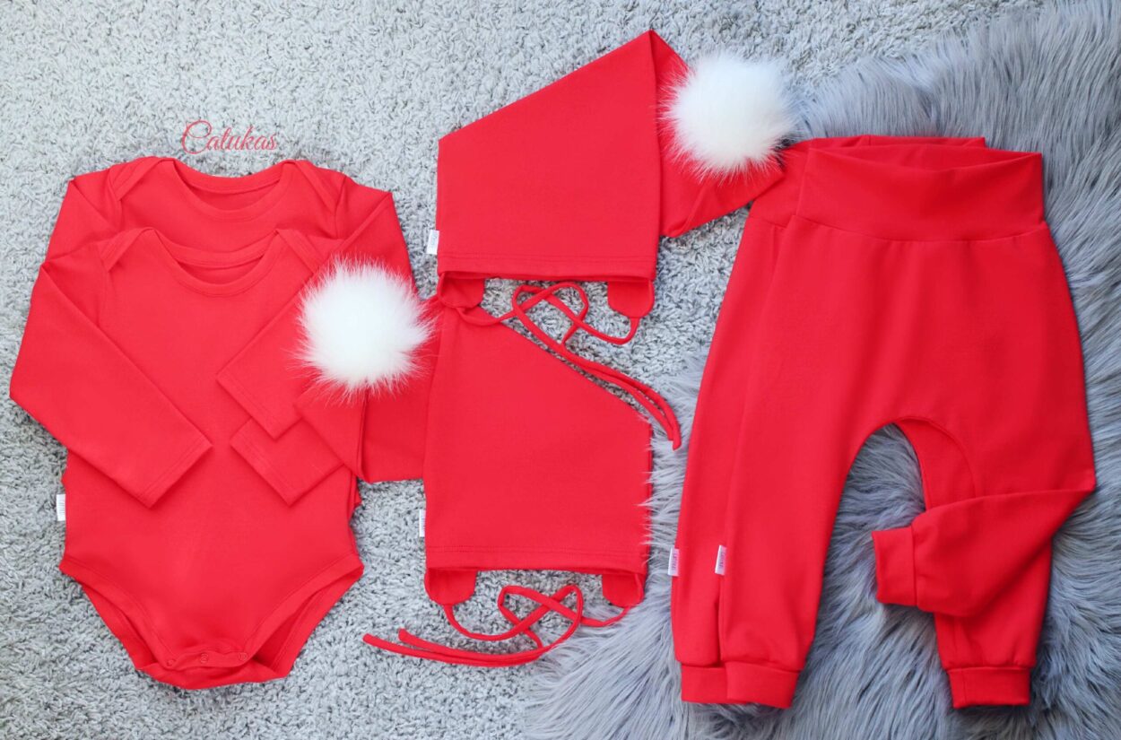 punased beebipüksid body müts beebidele lastele jõuludeks