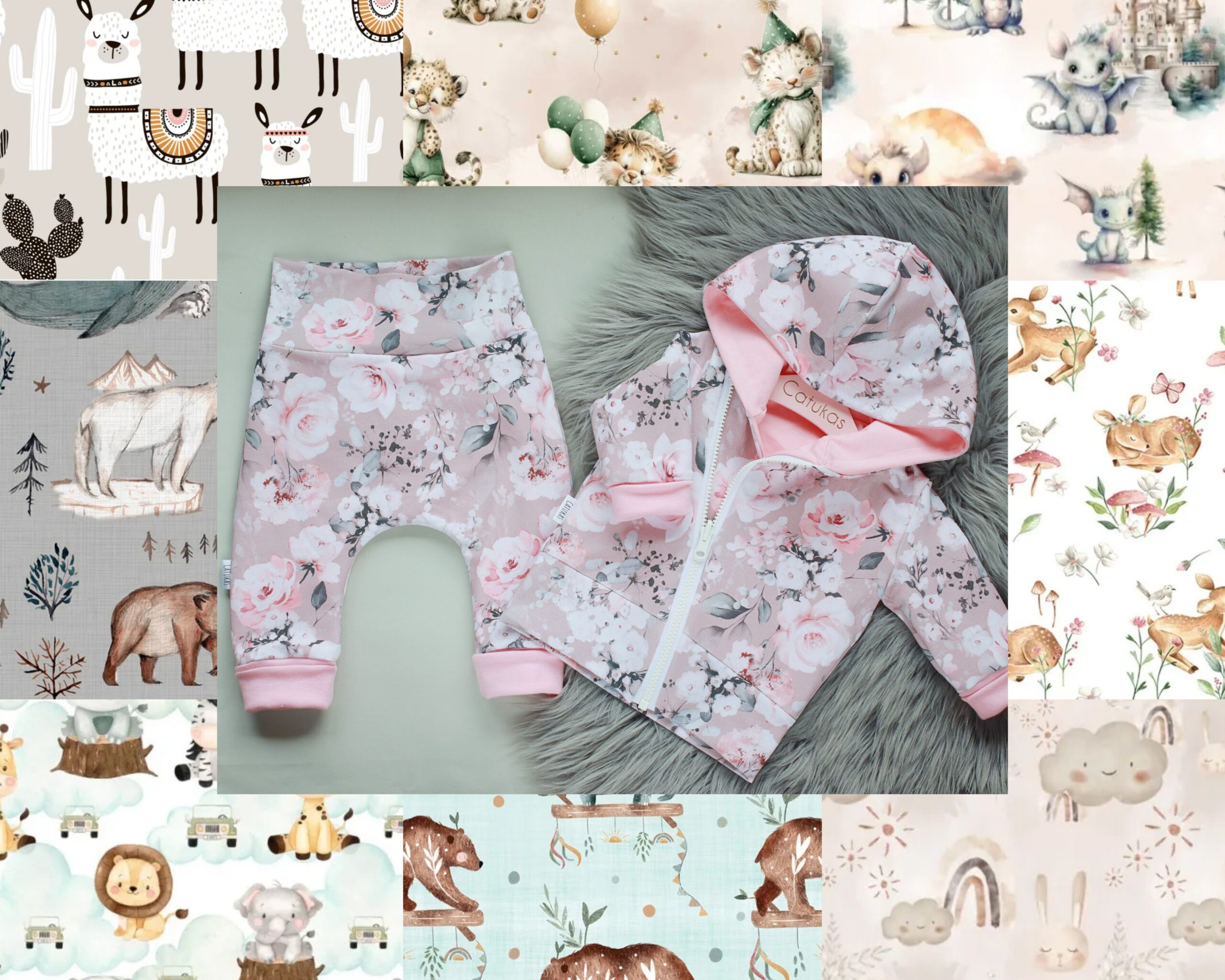 Voodriga dressipluus ja püksid (LAI KANGAVALIK)