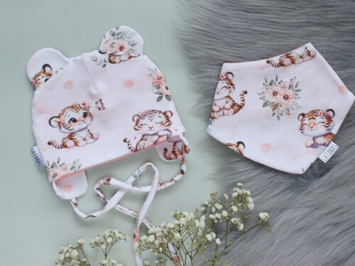 Armas tiigrimustriga beebikomplekt