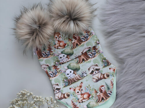 Roheline metsloomadega tuukrimüts