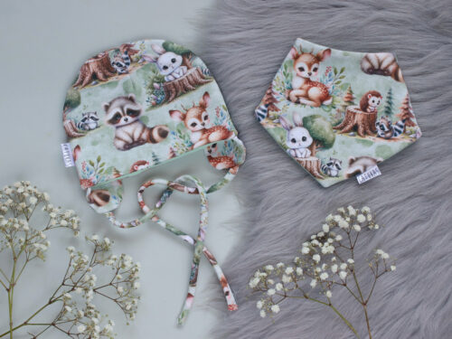 Roheline metsloomadega beebikomplekt