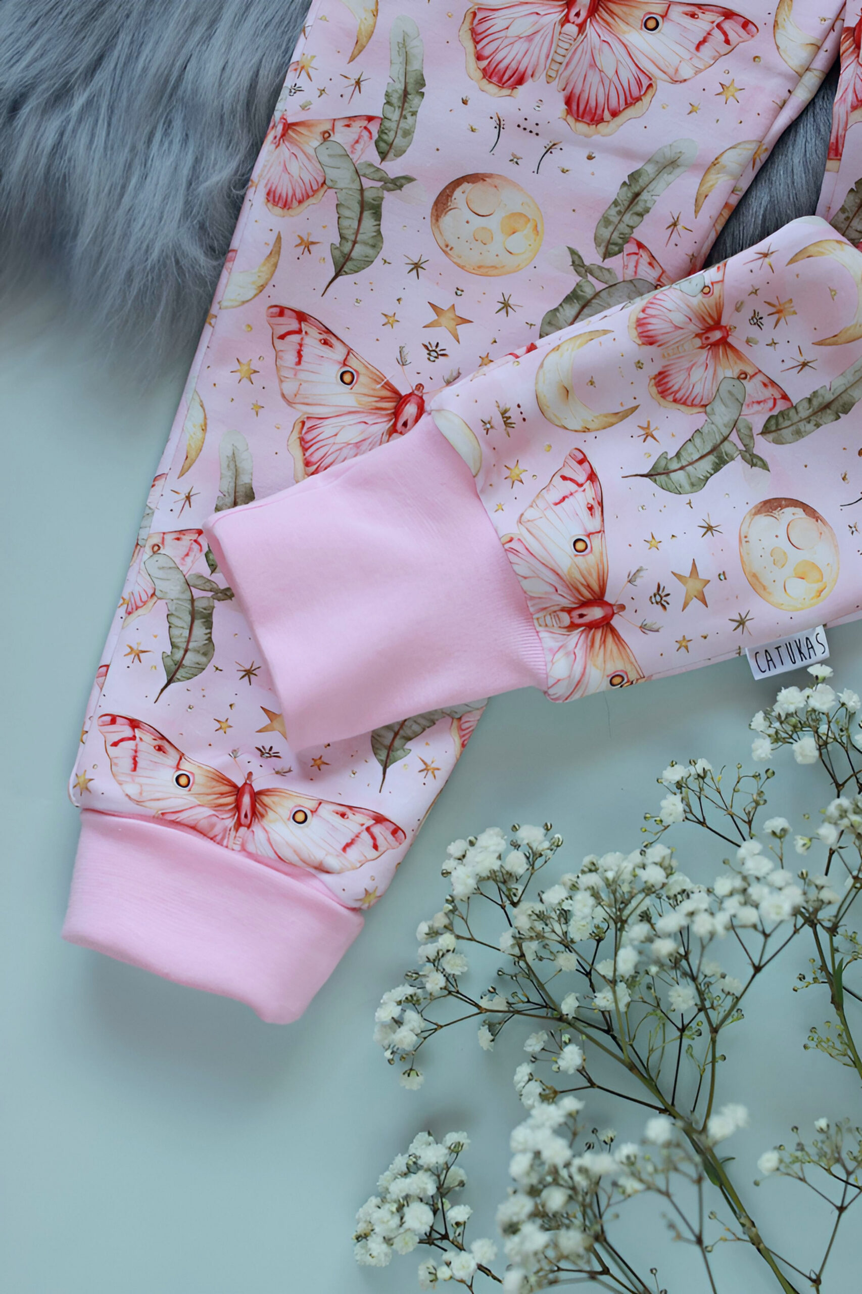 Voodriga dressipüksid taskuga 74/80-146/152 - kangavalik - Image 3