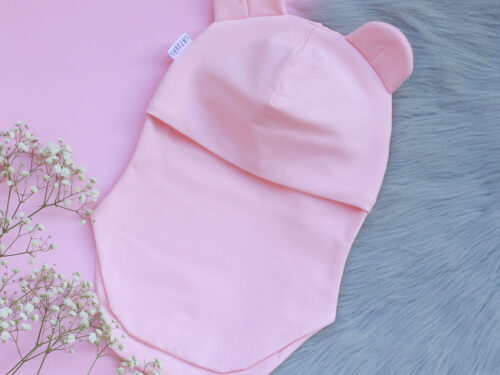 Pastelne roosa tuukrimüts 48-52cm